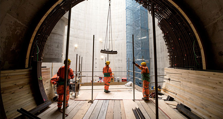construction work on the Thames Tideway Tunnel, also known as London's "super sewer"